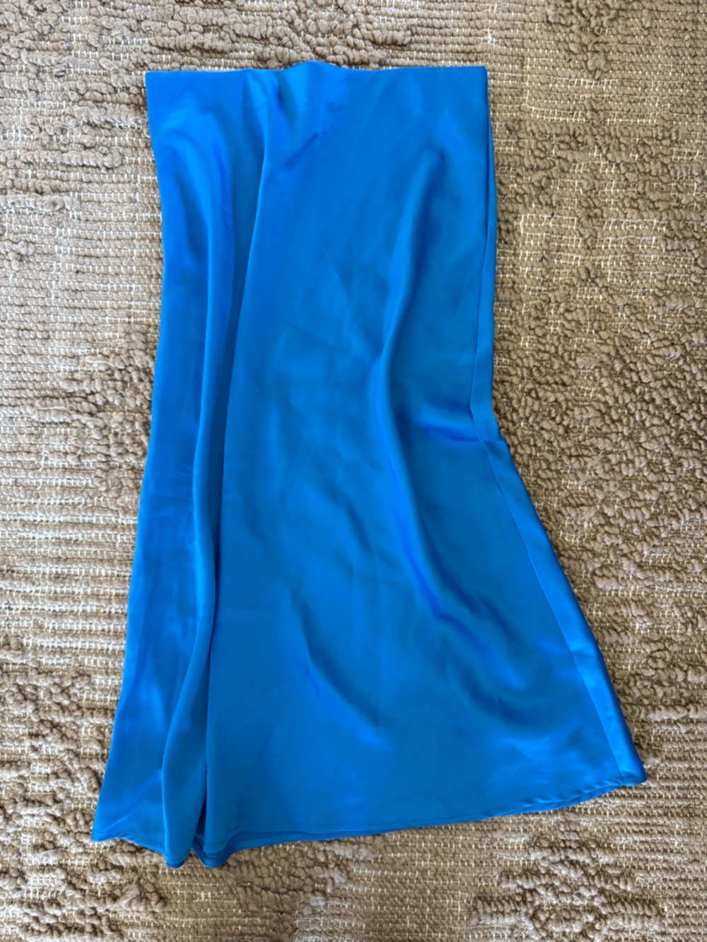 Rachel Zoe Bright Blue Chiffon Midi Skirt